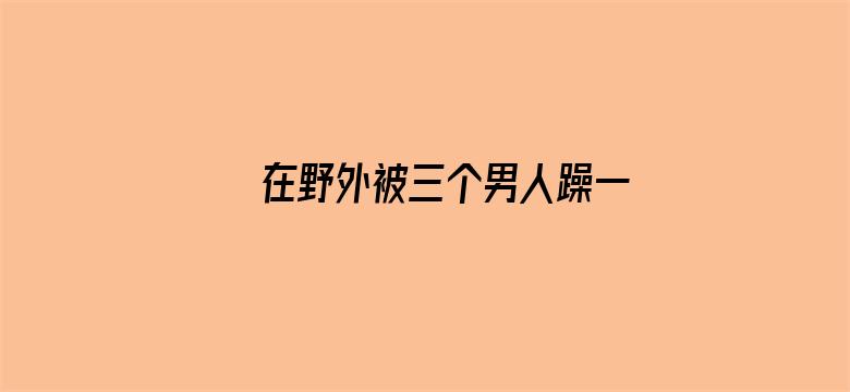 >在野外被三个男人躁一夜横幅海报图